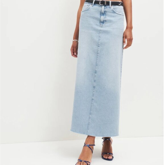Reformation Kass Maxi Denim Skirt - NWT, Size 29 - Picture 2 of 7